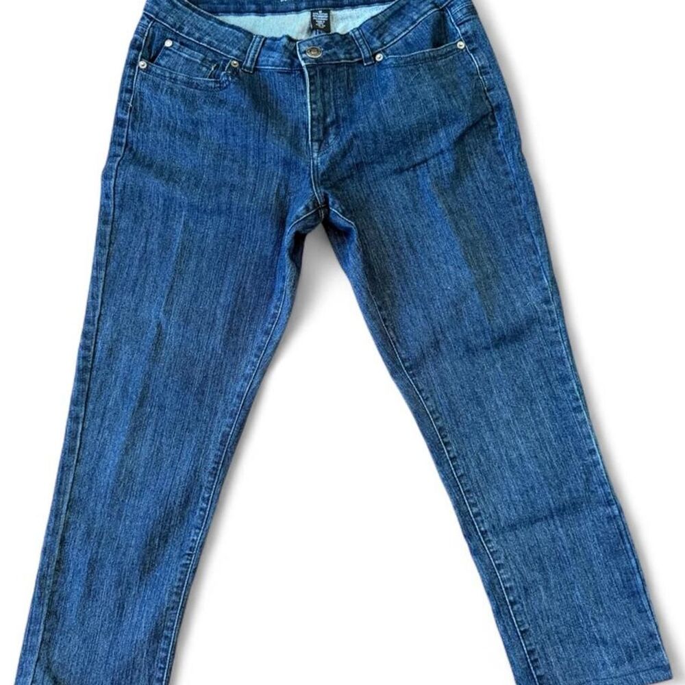The Limited Denim 917 Cropped Straight Leg Mid-Rise Jeans Size 12 Y2K